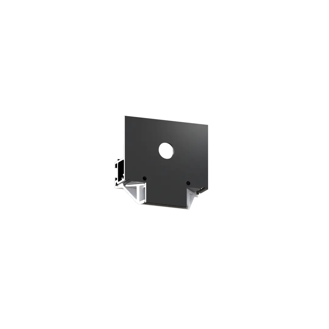 Capac ENDCAPP Y212, Negru mat, detaliu
