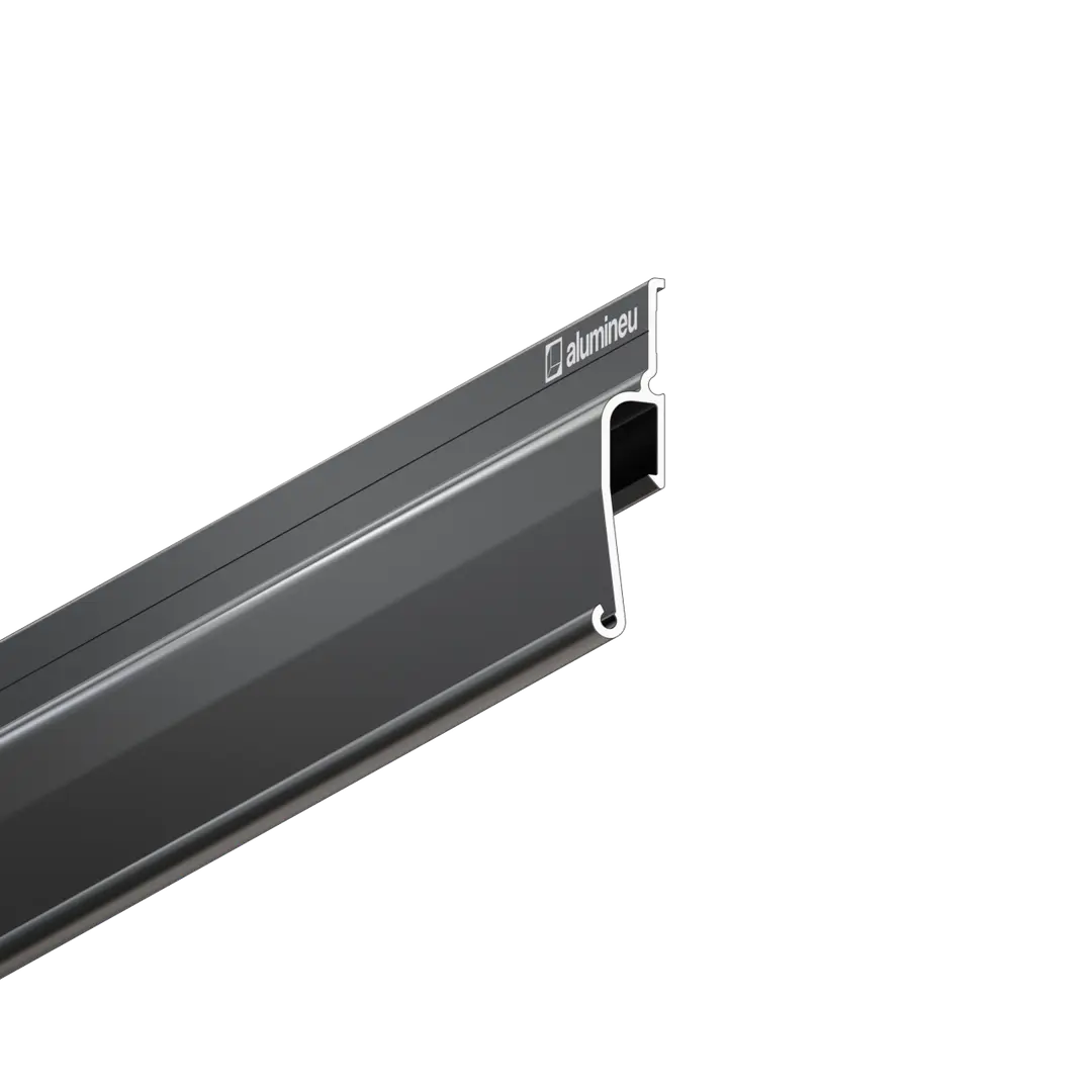 Profil INVISIA X202, Negru mat, detaliu