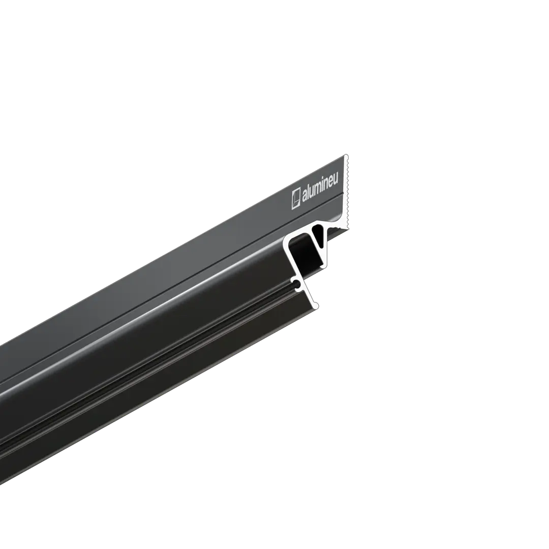 Profil INVISIA X205, Negru mat, detaliu