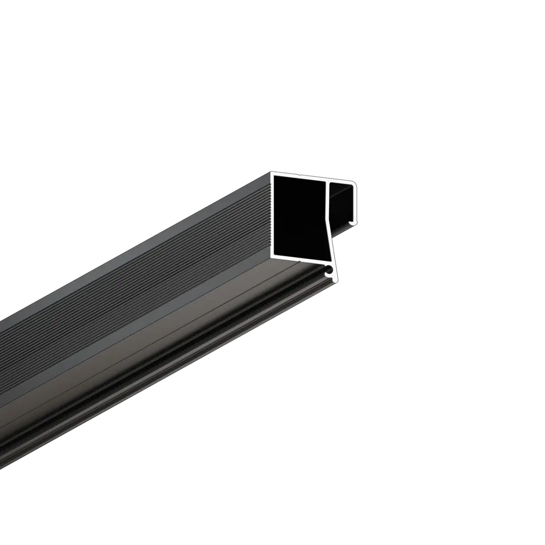 Profil INVISIA X208, Negru mat, detaliu