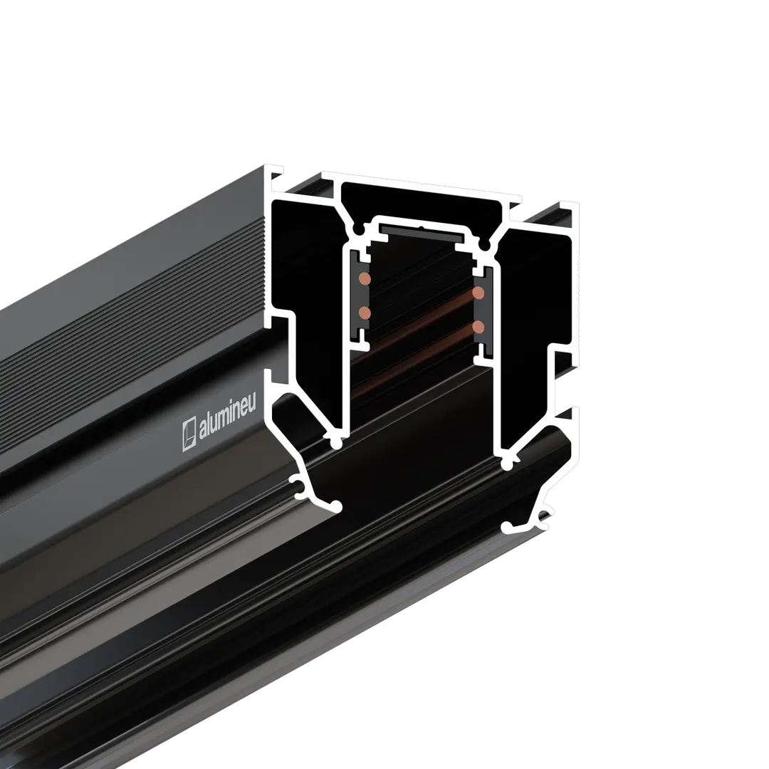 Profil MAGTRAK X508, Negru mat, detaliu
