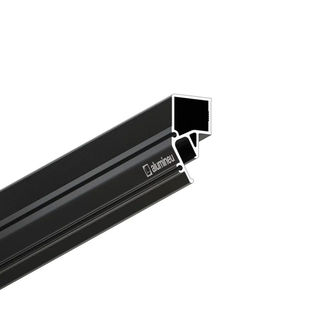 Profil INVISIA X206, Negru mat, detaliu